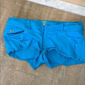 W28 blue hollister shorts